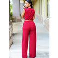 Casual Rompers High Waist  Wide leg pants jumpsuit