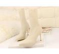 Stretch Ankle High Heels Sock Boots