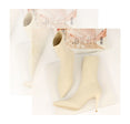 Stretch Ankle High Heels Sock Boots