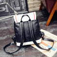 Leather Women mochila Backpack