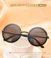 Luxury Rimless Round Sunglasses