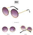 Luxury Rimless Round Sunglasses