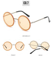 Luxury Rimless Round Sunglasses