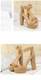 Sexy Block Buckle Women Pumps High Heels