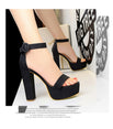 Sexy Block Buckle Women Pumps High Heels