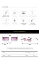 Luxury Rimless Square Polarized Sunglasses