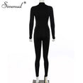 Casual Long Sleeve Sporty Rompers Womens Jumpsuit