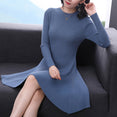 Casual Long Sleeve Sweater Dress