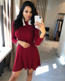 Casual Long Sleeve Sweater Dress