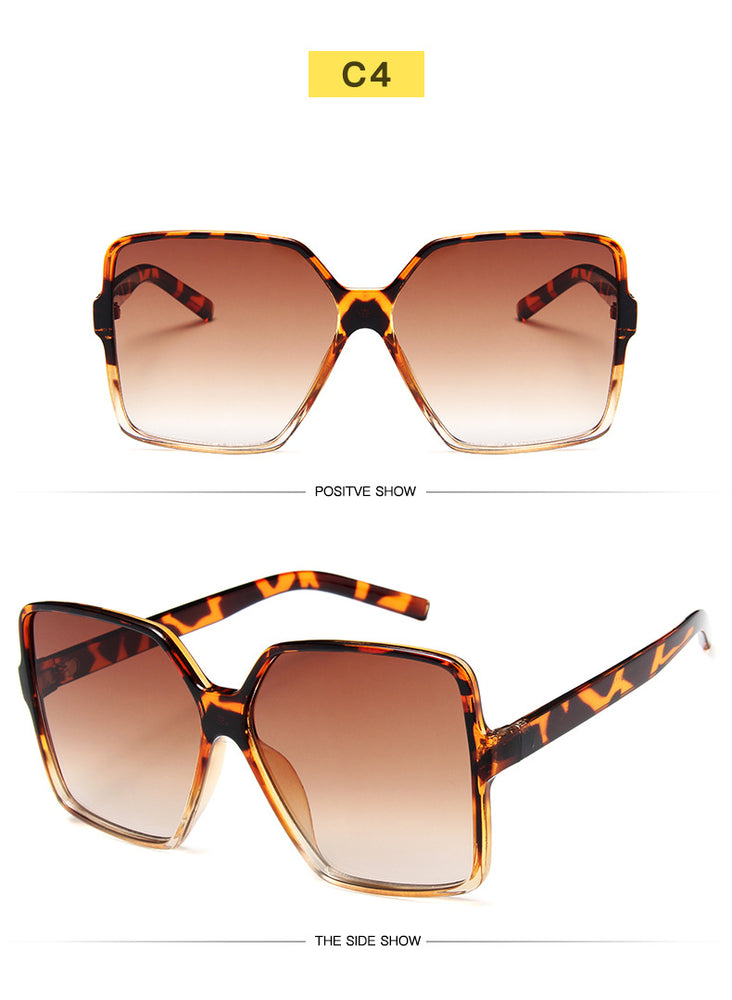 Square Oversized Shades Sunglasses