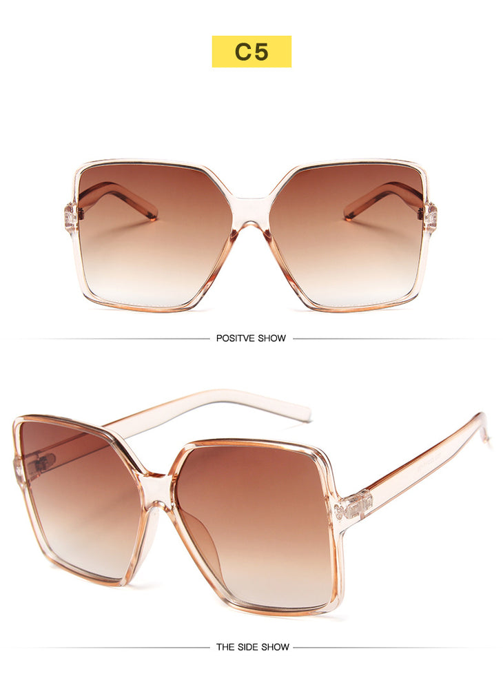 Square Oversized Shades Sunglasses