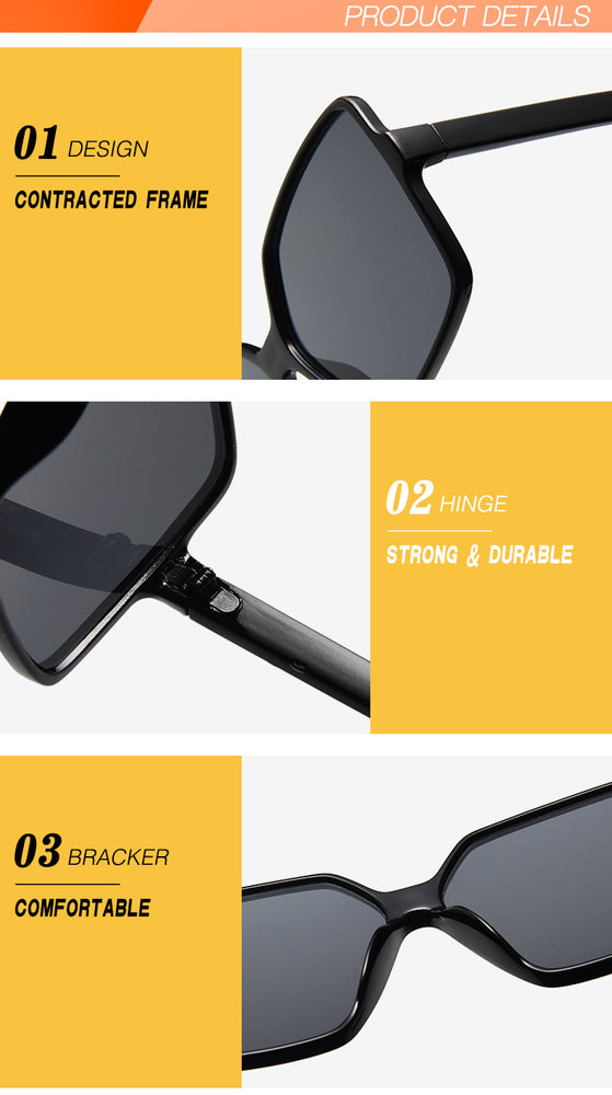 Square Oversized Shades Sunglasses