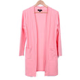 Elegant Pocket Cardigan Women Long Sleeve Jacket