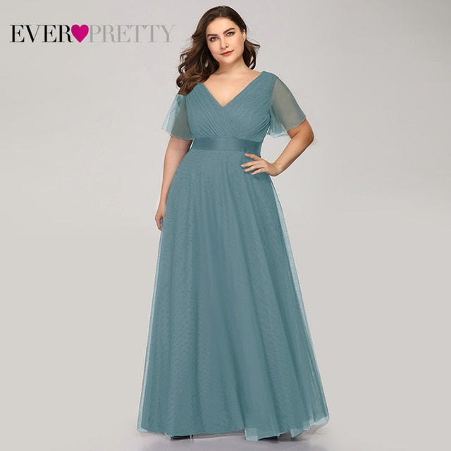 Elegant A-line Chiffon Long Evening Dress