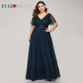 Elegant A-line Chiffon Long Evening Dress