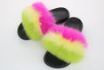 Real Fur Women Fox Fur Slippers