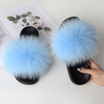 Flip Flop Indoor Fur Warm Slippers