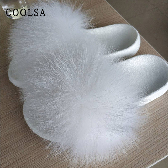 Flip Flop Indoor Fur Warm Slippers