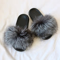 Flip Flop Indoor Fur Warm Slippers