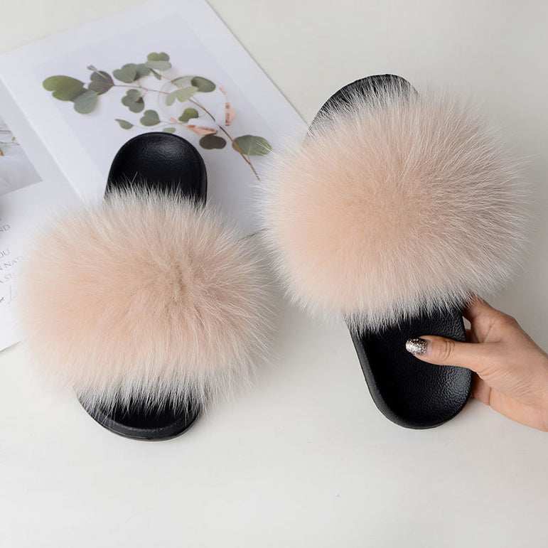 Flip Flop Indoor Fur Warm Slippers