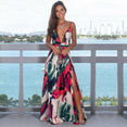 Sleeveless Evening Boho Floral Long Dresses