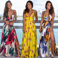 Sleeveless Evening Boho Floral Long Dresses