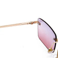 Square Vintage Rectangle Metal Frame Sunglasses