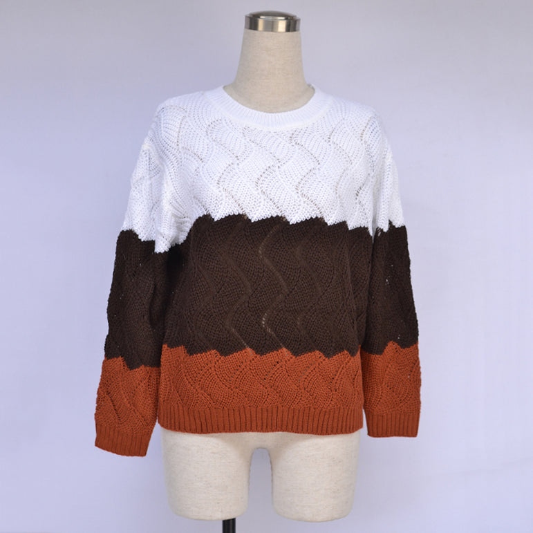 Long Sleeve Vintage Women Pullover Sweater