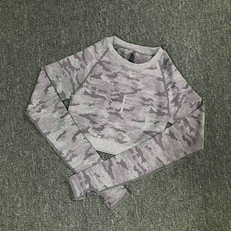 Gym Fitness Camouflage Camo Yoga Set