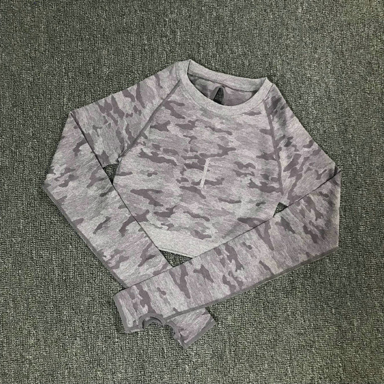 Gym Fitness Camouflage Camo Yoga Set