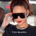 Luxury Rihanna Square Oversized Sunglasses