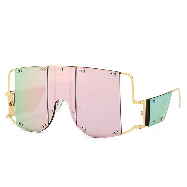 Luxury Rihanna Square Oversized Sunglasses