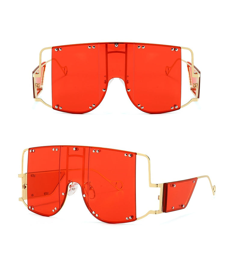 Luxury Rihanna Square Oversized Sunglasses