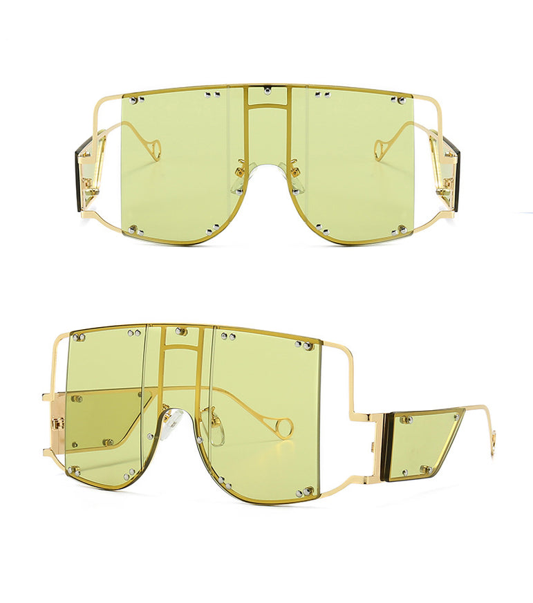 Luxury Rihanna Square Oversized Sunglasses