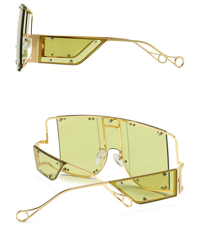 Luxury Rihanna Square Oversized Sunglasses