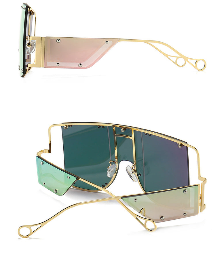 Luxury Rihanna Square Oversized Sunglasses