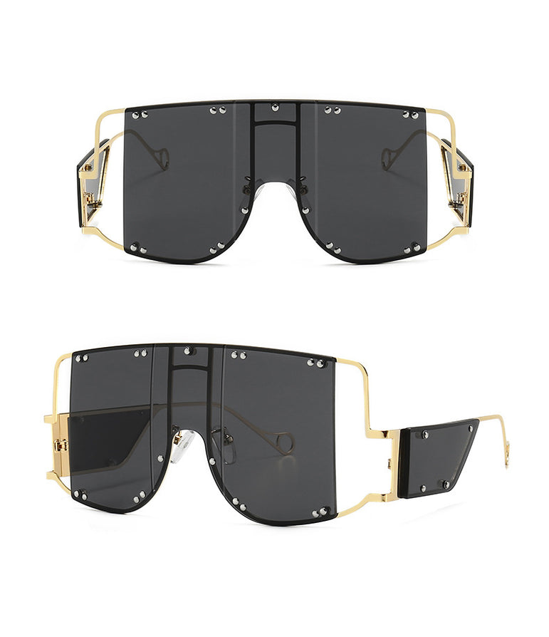 Luxury Rihanna Square Oversized Sunglasses