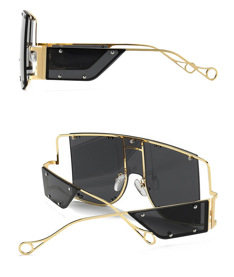 Luxury Rihanna Square Oversized Sunglasses