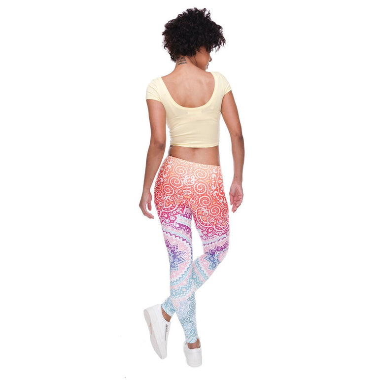 High Waist Round Ombre Legging