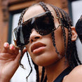 Luxury Rihanna Square Oversized Sunglasses