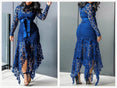 Lace Mesh Slim Straps Fishtail Dress