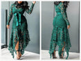 Lace Mesh Slim Straps Fishtail Dress