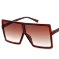 Big Square Frame Flat Oversized Sunglasses