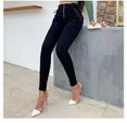 High Waist Hips Tight Slim Feet Jeans Pants