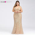 Elegant Evening Lace Appliques Mermaid Gowns Dress