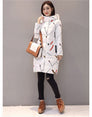 Elegant Long Sleeve Warm Office Lady Parkas Women Jacket