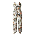 Casual Sleeveless Women Boho Floral Jumpsuits