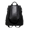 Women Leather Anti theft Backpack