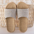 Indoor Shoes Home Flax Slippers