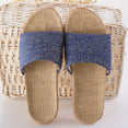 Indoor Shoes Home Flax Slippers